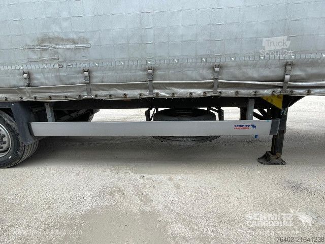 Open semitrailer with tarp Schmitz Cargobull Semitrailer Curtainsider Mega
