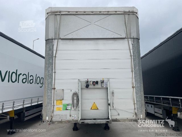 Open semitrailer with tarp Schmitz Cargobull Semitrailer Curtainsider Mega