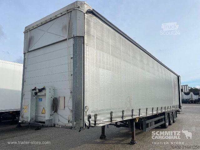 Open semitrailer with tarp Schmitz Cargobull Semitrailer Curtainsider Mega