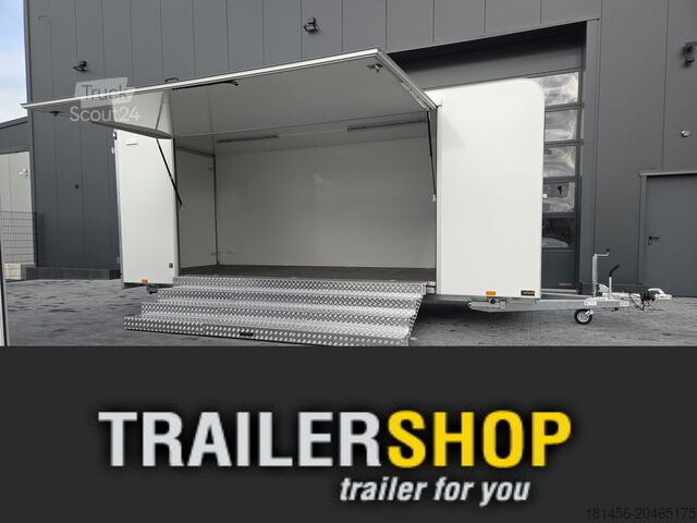 Pārdošanas piekabe trailershop Event Messe Verkauf Infostand verfügbar