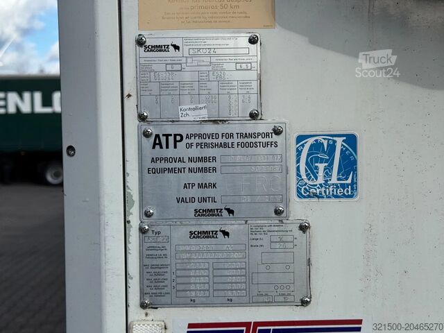 Pārvadājumi saldētavā/saldētavā Schmitz Cargobull Thermo King SL200e / SAF-Disc