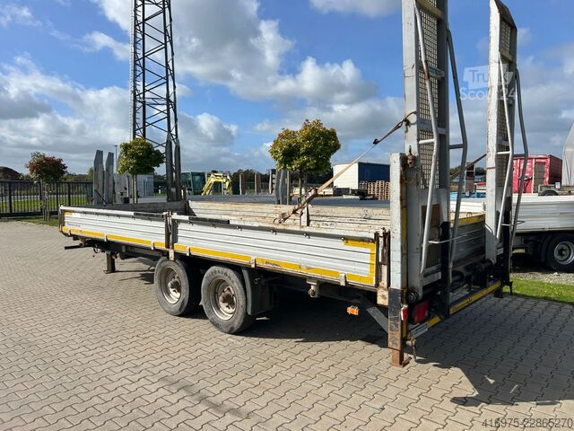 Matala lavetti perävaunu BLOMENRÖHR 893-10500 Tandem Zweiseitenkipper Tieflader