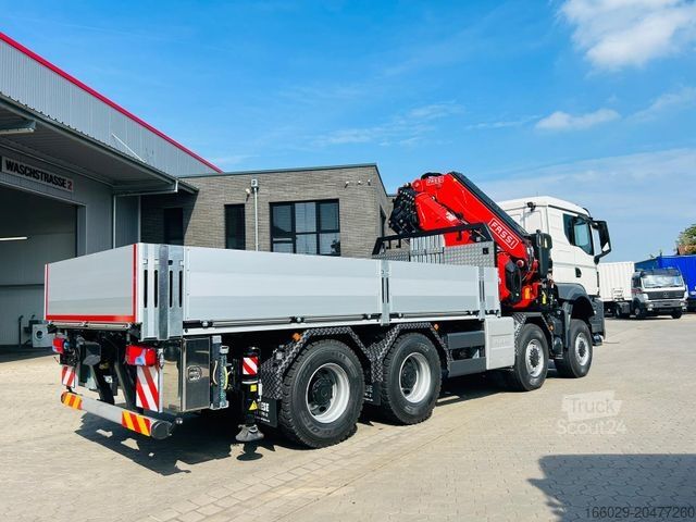 Kravas automašīnai uzstādīts celtnis MAN TGS 41.520 8x8 mit Fassi Ladekran F710RA.2.26