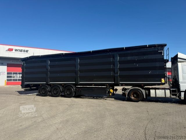 Yürüyen tabanlı yarı römork Lück SMS 35 Stahl Schubboden Heavy Duty Schrott