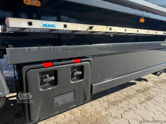 Yürüyen tabanlı yarı römork Lück SMS 35 Stahl Schubboden Heavy Duty Schrott