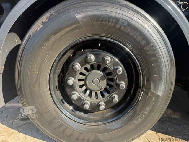 Yürüyen tabanlı yarı römork Lück SMS 35 Stahl Schubboden Heavy Duty Schrott