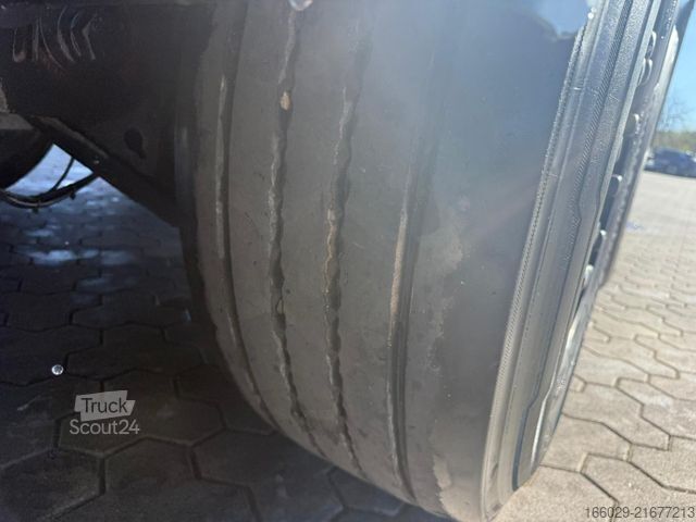 Yürüyen tabanlı yarı römork Lück SMS 35 Stahl Schubboden Heavy Duty Schrott