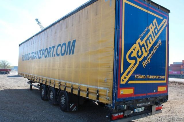 Öppen semitrailer med kapell SCHWARZMÜLLER S1 - Tautliner MEGA - SAF - Nr.: 798