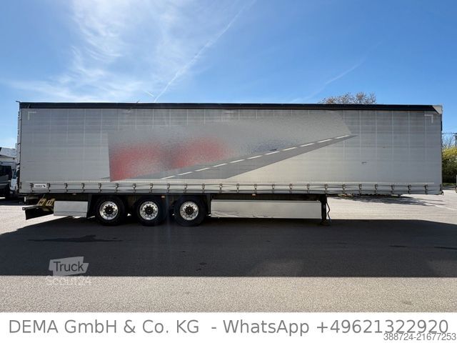 Odprta polprikolica s ponjavo SCHMITZ CARGOBULL SCB*S3T*Lift*Edscha*XLZertifikat*TÜV*Alu*