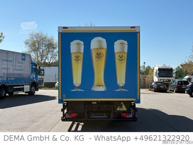 Autocarro con pianale e telone MAN TGM 15.250*ElektrischeRollplaneBeidseitig*Klima*