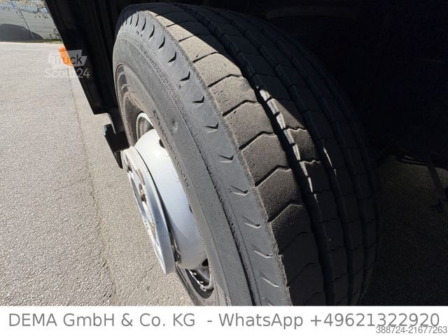 Autocarro con pianale e telone MAN TGM 15.250*ElektrischeRollplaneBeidseitig*Klima*