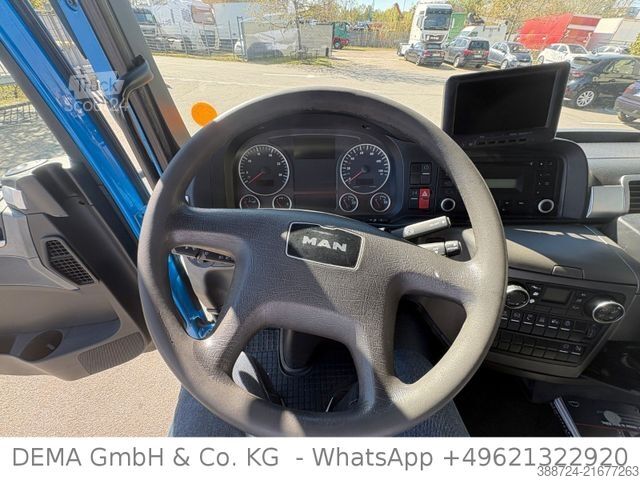 Autocarro con pianale e telone MAN TGM 15.250*ElektrischeRollplaneBeidseitig*Klima*