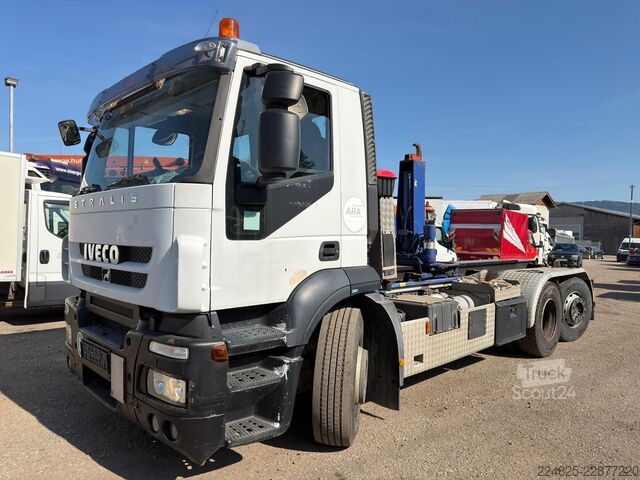 Kampós konténerszállító teherautó IVECO STRALIS 260S420 ABROLLKIPPER*2011*1HAND*EURO5*