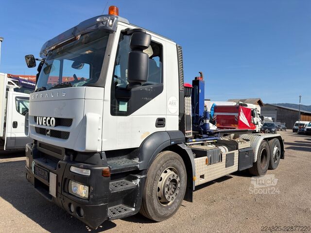 Kampós konténerszállító teherautó IVECO STRALIS 260S420 ABROLLKIPPER*2011*1HAND*EURO5*