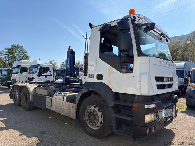 Kampós konténerszállító teherautó IVECO STRALIS 260S420 ABROLLKIPPER*2011*1HAND*EURO5*