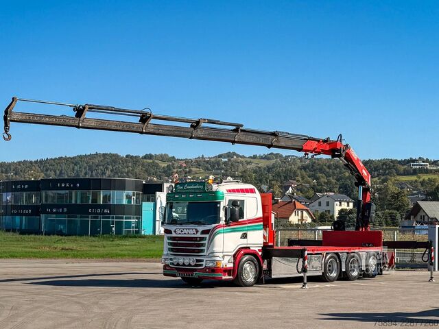 Кран, монтиран на камион SCANIA G450 Platform 6,40 m FASSI F365 RA.2.26 + Funk