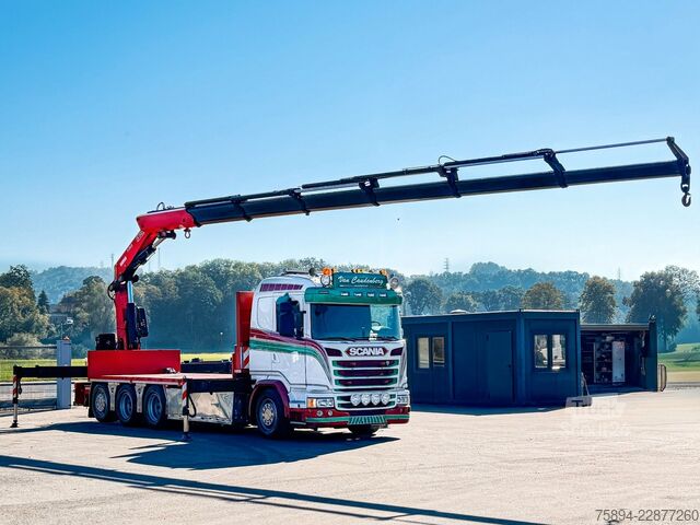 Кран, монтиран на камион SCANIA G450 Platform 6,40 m FASSI F365 RA.2.26 + Funk