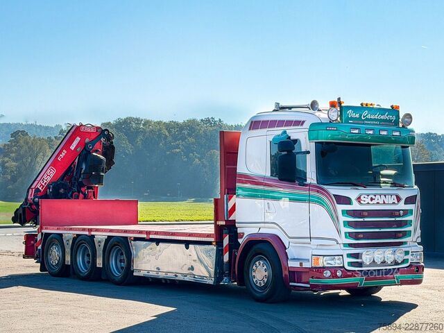 Кран, монтиран на камион SCANIA G450 Platform 6,40 m FASSI F365 RA.2.26 + Funk