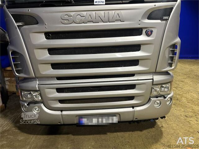 Tipper Scania R560 brøyterigget krokbil m / 20 T krok og kasse.