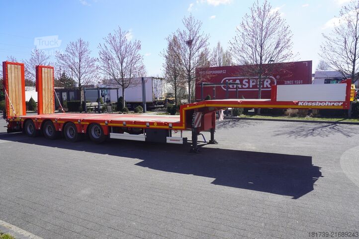 Semiremorcă platformă Kässbohrer LB3E low-bed semi-trailer / 2025/ 4 axl