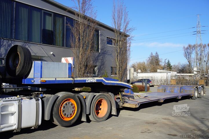 Tiefladeplattform CAMRO CN 26.20B low-bed semi-trailer/ Tiefbett