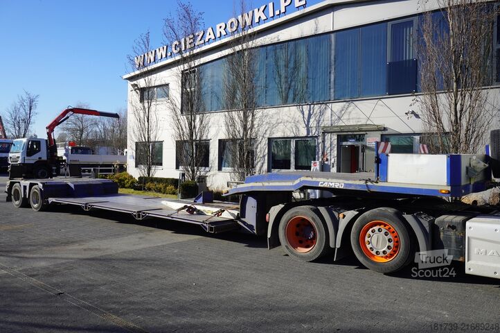 Tiefladeplattform CAMRO CN 26.20B low-bed semi-trailer/ Tiefbett