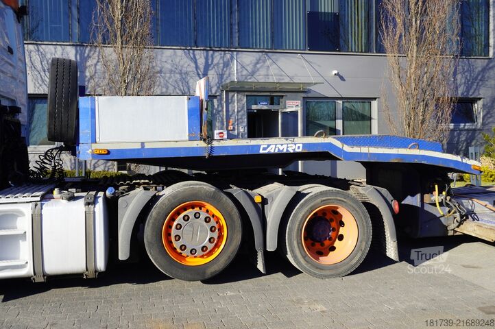 Tiefladeplattform CAMRO CN 26.20B low-bed semi-trailer/ Tiefbett