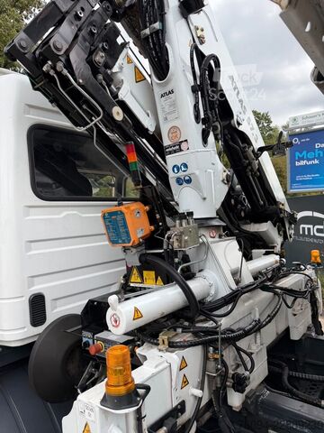 Treveis tippebil MERCEDES-BENZ Atego 818 Kipper KRAN 14m SEILWINDE FUNK AHK
