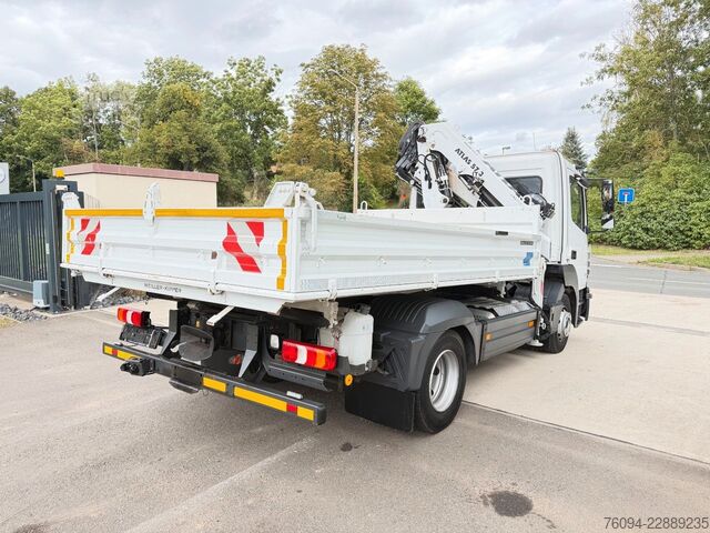 Tipper varebil MERCEDES-BENZ Atego 818 Kipper KRAN 14m SEILWINDE FUNK AHK