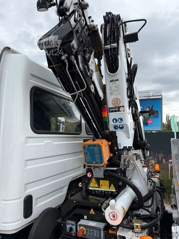 Tipper varebil MERCEDES-BENZ Atego 818 Kipper KRAN 14m SEILWINDE FUNK AHK