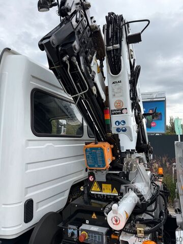 Lastebilmontert kranbil MERCEDES-BENZ Atego 818 Kipper KRAN 14m SEILWINDE FUNK AHK