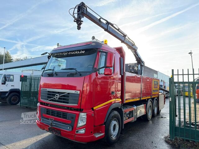 Platforma ładunkowa Volvo FH 420 8x4 TRIDEM PRITSCHE + KRAN HIAB ROLLER 1...