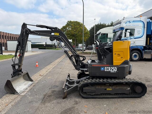 Minigraver Volvo ECR25D 1159 UREN - SLOOP + SORTEERFUNCTIE - EXT...