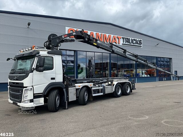  Volvo FM 410 8x4 Hiab 28 Tonmeter laadkraan met 20 To...