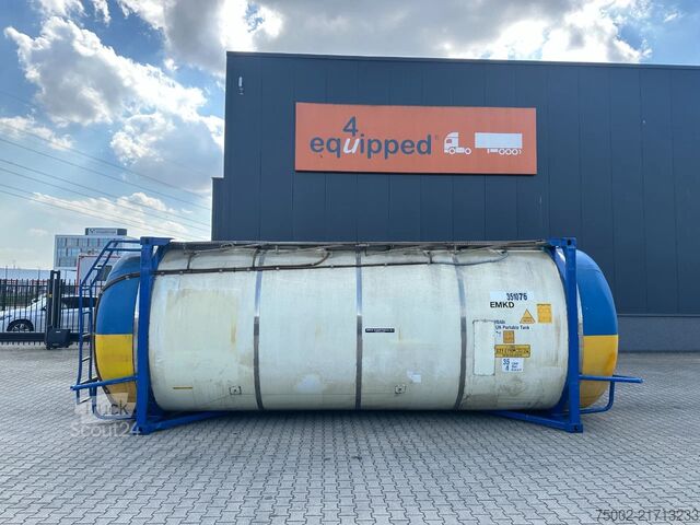 Contentor cisterna UBH INTERNATIONAL 34.580L / 1-comp. / 4 BAFFLES / 20FT swapbody /...