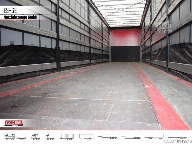 Auflieger mit Pritsche & Plane KÖGEL 3-Achs-Cargo-Coil-Pritschensattelanhänger