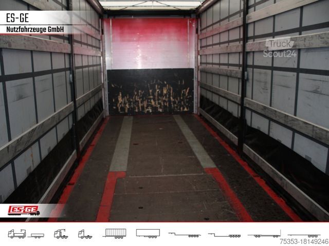 Auflieger mit Pritsche & Plane KÖGEL 3-Achs-Cargo-Coil-Pritschensattelanhänger