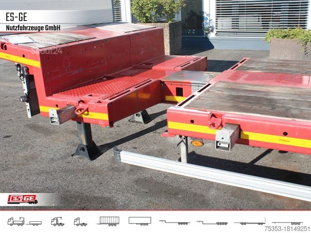 LÄglastarslÀpvagn FAYMONVILLE MAX100 Semi-Tieflader