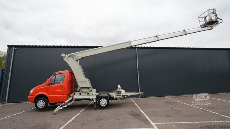 Pritschenwagen mit Kran Mercedes-Benz Sprinter 315 arial platform