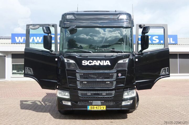 Araba taşıyıcı panelvan Scania R500 Oprijvrachtwagen 6x2 Black_Line Stuur_Lift_AS