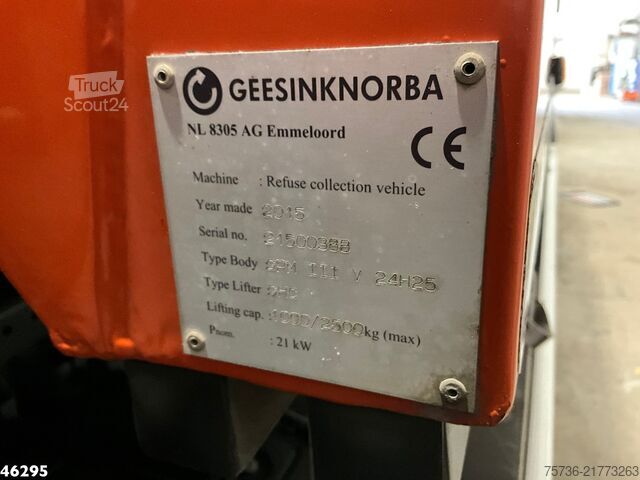 Hulladékgyűjtő jármű DAF FAN CF 290 Euro 6 Geesink 24m³
