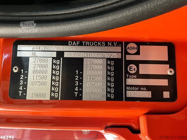 Hulladékgyűjtő jármű DAF FAN CF 290 Euro 6 Geesink 24m³