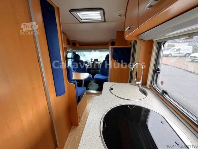 Teilintegriertes Wohnmobil HYMER/ERIBA Van 522 - Festbett - Sat/TV - Klima - Garage -