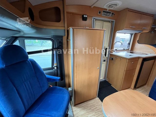 Semi-integrated camper HYMER/ERIBA Van 522 - Festbett - Sat/TV - Klima - Garage -