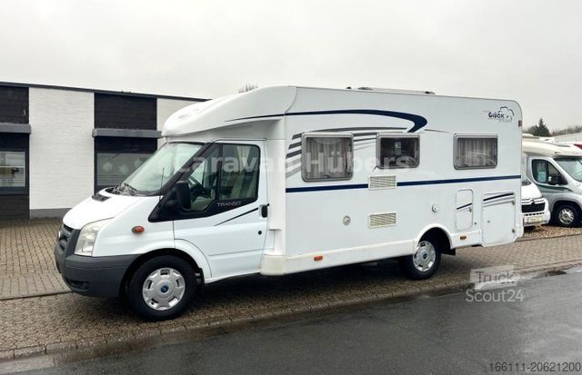 Teilintegriertes Wohnmobil GLUECKSMOBIL T 345 - Festbett - Klima - Sat/TV - Solar -