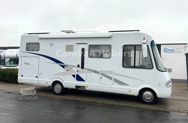 Camping-car intégral NIESMANN+BISCHOFF Flair 7100 IC - Fest/Hubbett - Automatik - AHK