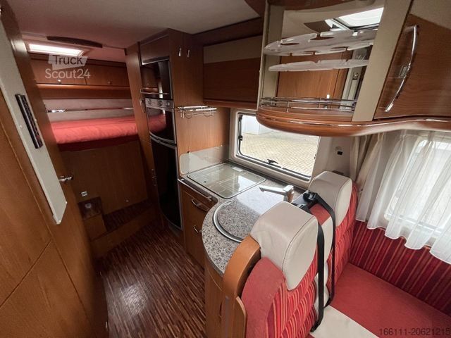 Camping-car semi-intégré HYMER/ERIBA T 614 SL - Festbett - Klima - -