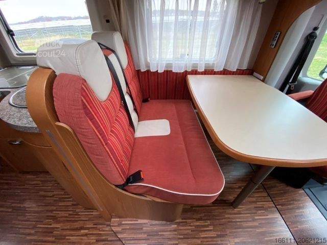 Camping-car semi-intégré HYMER/ERIBA T 614 SL - Festbett - Klima - -