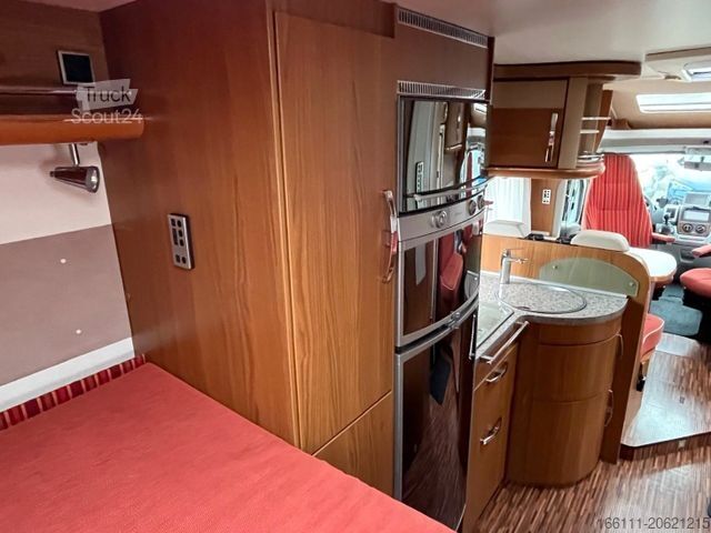 Camping-car semi-intégré HYMER/ERIBA T 614 SL - Festbett - Klima - -