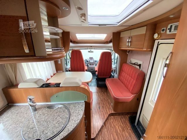 Camping-car semi-intégré HYMER/ERIBA T 614 SL - Festbett - Klima - -